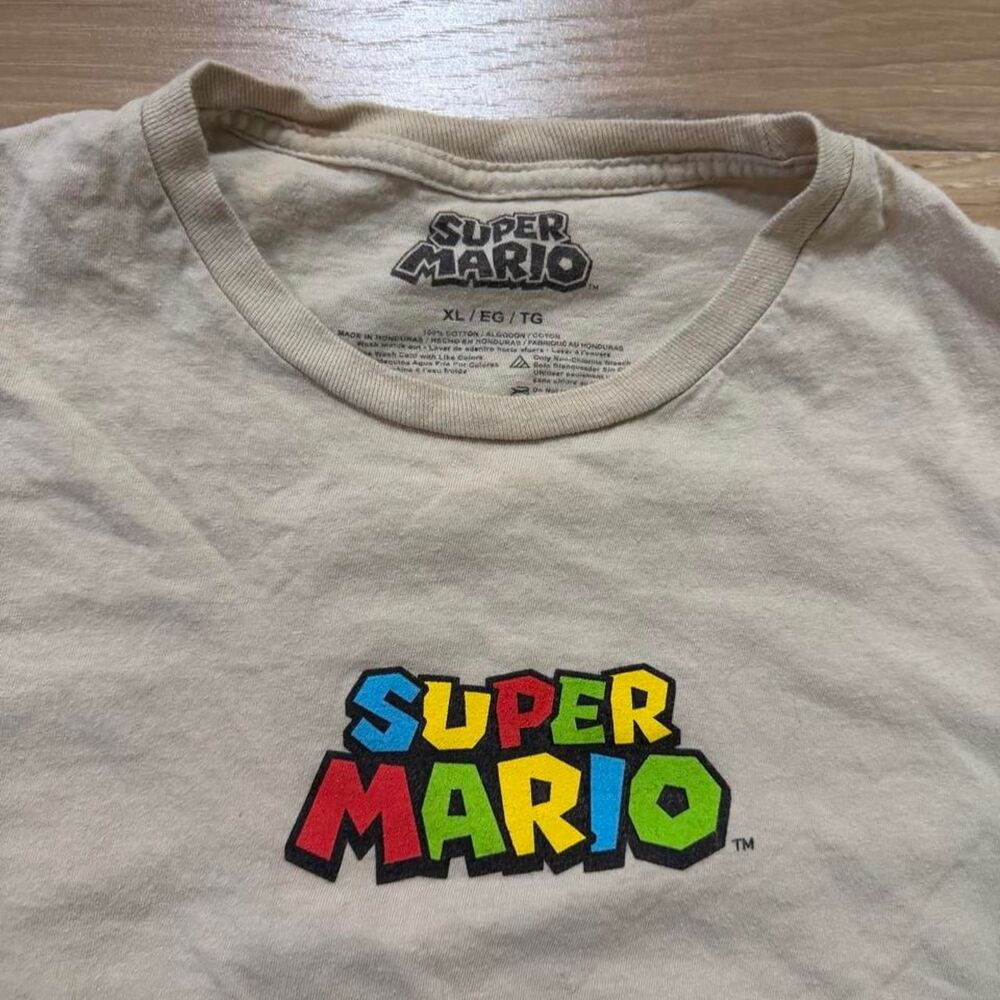 Nintendo Super Mario gaming graphic tee yoshi Luigi size XL
